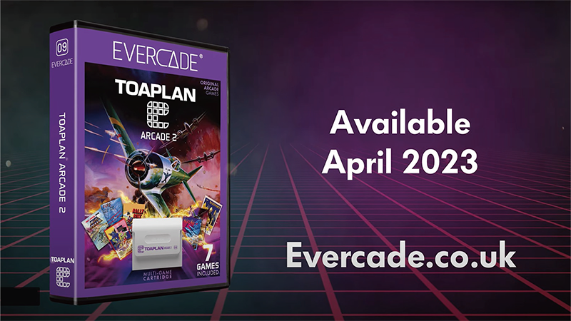 Evercadeから『Toaplan Arcade 2』が2023年4月にリリース！