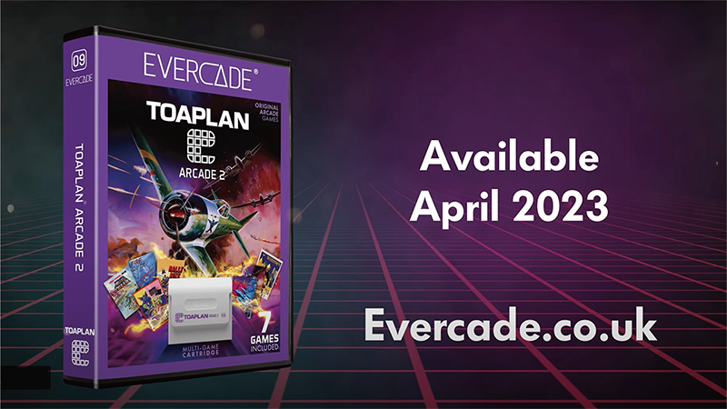 Evercadeから『Toaplan Arcade 2』が2023年4月にリリース!