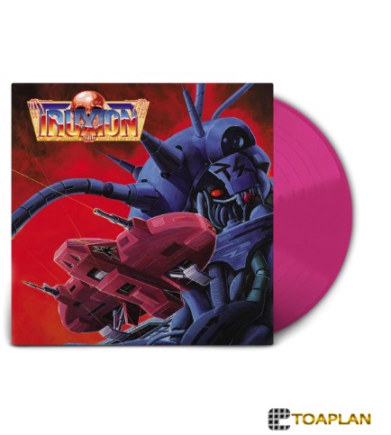 This pink vinyl record includes popular songs from the game's soundtrack and more. This product quickly sold out after being released overseas and is no longer in production. ©TATSUJIN Co., Ltd.